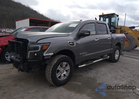 2017 Nissan Titan Sv из США, поврежденный, VIN 1N6AA1EJ5HN561203